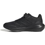 Czarne Sneakersy na rzepy dla dzieci Rzepy marki adidas Runfalcon w rozmiarze 37,5 