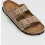 Brązowe Sandały skórzane damskie na lato marki Birkenstock Arizona w rozmiarze 41 