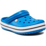 Przecenione Niebieskie Klapki korytkowe damskie na lato marki Crocs w rozmiarze 36 