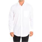 Białe Koszule z długim rękawem męskie do prania w pralce z długimi rękawami w stylu casual bawełniane marki Seidensticker w rozmiarze XL 