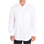 Białe Koszule z długim rękawem męskie z długimi rękawami gładkie w stylu casual bawełniane marki Seidensticker w rozmiarze M 
