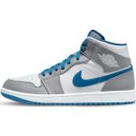 Niebieskie Buty do koszykówki męskie eleganckie z zamszu marki Nike Jordan w rozmiarze 44,5 