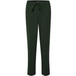 Klasyczne spodnie o zwężanym kroju w kolorze Kombu Green Soaked in Luxury