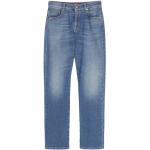Niebieskie Proste jeansy damskie dżinsowe marki Max Mara w rozmiarze M 