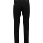 Czarne Proste jeansy w stylu biznesowym dżinsowe marki PAUL & SHARK 