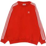 Czerwone Swetry oversize marki adidas w rozmiarze L 