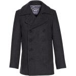 Szare Klasyczne płaszcze męskie w paski eleganckie marki Schott NYC w rozmiarze XL 