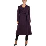 Fioletowe Klasyczne płaszcze eleganckie marki MARELLA w rozmiarze L 