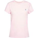 Różowe Koszulki polo damskie z krótkimi rękawami eleganckie marki POLO RALPH LAUREN Big & Tall 