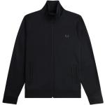 Czarne Bluzy rozpinane męskie marki Fred Perry w rozmiarze XL 