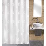 Białe Zasłony prysznicowe marki Kleine Wolke w rozmiarze 200x180 cm 