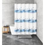 Niebieskie Zasłony prysznicowe marki Kleine Wolke w rozmiarze 200x180 cm 