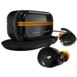 Pomarańczowe Słuchawki bezprzewodowe marki Klipsch Bluetooth 