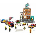 Klocki z motywem psów marki Lego City o tematyce straży pożarnej 