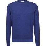 Niebieskie Swetry wełniane  męskie wełniane marki malo w rozmiarze L 