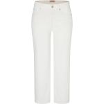 Białe Proste jeansy damskie dżinsowe marki MAC w rozmiarze L 