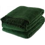 Zielone Koce do prania w pralce w nowoczesnym stylu marki Moca Design w rozmiarze 150x200 