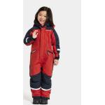 Przecenione Czerwone Kombinezony zimowe dziecięce sportowe marki Didriksons w rozmiarze 110 