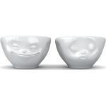 Białe Naczynia kuchenne - 2 sztuki porcelanowe marki 58products 