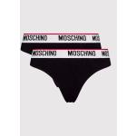 Przecenione Czarne Komplety ubrań damskie marki MOSCHINO Underwear w rozmiarze XXS 