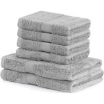 Szare Ręczniki kąpielowe w rozmiarze 50x100 cm 