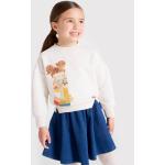 Wielokolorowe Bluzy dziecięce polarowe dla dziewczynek marki Mayoral 