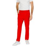 Czerwone Spodnie do garnituru męskie z wiskozy na wiosnę marki Antony Morato w rozmiarze XL 