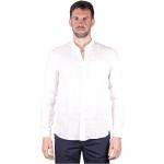 Białe Koszule lniane w stylu casual marki Mauro Grifoni w rozmiarze L 
