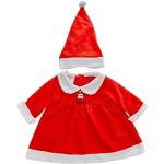 Czerwone Kostiumy karnawałowe dziecięce dla niemowląt na Święta - wiek: 0-6 miesięcy 