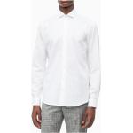 Białe Koszule z długim rękawem męskie w stylu casual marki Calvin Klein w rozmiarze XL 