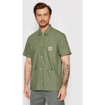 Przecenione Zielone Koszule męskie w stylu casual marki Carhartt WIP w rozmiarze S 