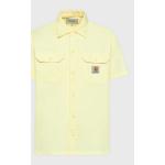 Przecenione Żółte Koszule męskie w stylu casual marki Carhartt WIP w rozmiarze M 