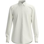 Białe Koszule eleganckie z długimi rękawami eleganckie bawełniane na lato marki HUGO BOSS BOSS w rozmiarze L 