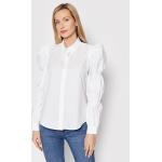 Przecenione Białe Koszule damskie w stylu casual marki LEVI´S w rozmiarze S 