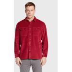 Przecenione Czerwone Koszule męskie w stylu casual marki LEVI´S w rozmiarze M 