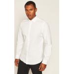 Przecenione Białe Koszule męskie w stylu casual marki Marc O'Polo w rozmiarze L 