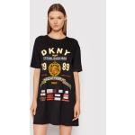 Przecenione Czarne Koszule nocne damskie marki DKNY | Donna Karan w rozmiarze XS 