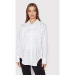 Przecenione Białe Koszule eleganckie damskie w stylu biznesowym marki United Colors of Benetton 