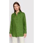 Przecenione Zielone Koszule damskie w stylu casual marki United Colors of Benetton w rozmiarze XS 