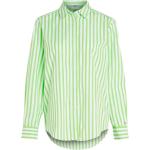 Zielone Eko Koszule w prążki damskie w paski w stylu casual bawełniane marki Tommy Hilfiger w rozmiarze S 