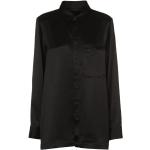 Czarne Bluzki jedwabne damskie eleganckie w rozmiarze XS 