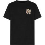 Czarne Koszulki z nadrukiem męskie z motywem tygrysów z krótkimi rękawami w rozmiarze XL 