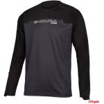 Czarne Koszulki na rower męskie marki Endura w rozmiarze L 
