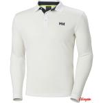 Przecenione Białe Koszulki męskie z krótkimi rękawami marki Helly Hansen w rozmiarze S 