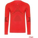 Przeceniona Czerwona Odzież narciarska męska poliamidowa marki X-Bionic w rozmiarze XXS 