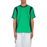 Zielone Koszulki piłkarskie męskie z krótkimi rękawami eleganckie marki adidas w rozmiarze XL 