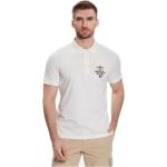 Białe Koszulki polo męskie marki AERONAUTICA MILITARE w rozmiarze XL 