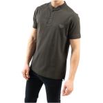 Brązowe Koszule typu slim w stylu casual bawełniane marki Emporio Armani w rozmiarze XL 