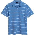 Niebieskie Koszulki polo męskie w stylu casual marki Gant w rozmiarze M 