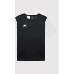 Czarne Koszulki dziecięce sportowe marki adidas Performance 